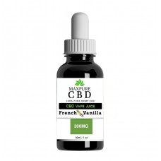 CBD Vape Juice 300MG FRENCH VANILLA CBD Vape Oil